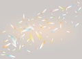 Background flying multi-colored particles. Design element. Vector illustration. Royalty Free Stock Photo