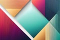 Background in the form of illustration of geometric figures in a rectilinear style