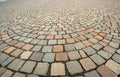 Background in the form of paving bricks