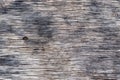 Background in the form of a wooden surface with horizontal structural cracks and with brown spots Royalty Free Stock Photo