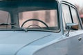 Background fragment old Soviet vintage retro car Lada Zhiguli Russian VAZ-2101 penny made in the USSR Royalty Free Stock Photo