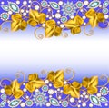 background frame with jewels of ornaments