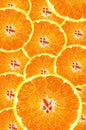 Background of fresh juicy orange slices Royalty Free Stock Photo