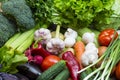 Background of fresh vegetables