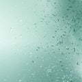 Background: frosted glass texture in light blue-green with composition rules. Technical particles flutter, against Royalty Free Stock Photo