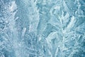 Background Frosty pattern on glass