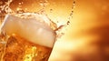background froth beer drink froth Royalty Free Stock Photo