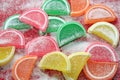 Background fruit Candy. Royalty Free Stock Photo