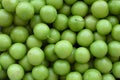 Background fruit image created with green plum