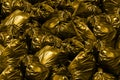 Background garbage dump Pollution Garbage bags with yellow and gold, Bin,Trash, Garbage, Rubbish, Plastic Bags pile