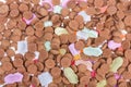 Background of ginger nuts ans sweets. Candy at Dutch Sinterklaas event Royalty Free Stock Photo