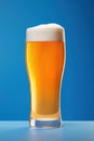 Background glass drink alcohol pub brewery yellow pint light foam lager ale beer Royalty Free Stock Photo