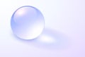 Background with glass transparent sphere