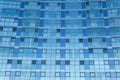 Background - glazed facade of a modern multi-storey building Royalty Free Stock Photo