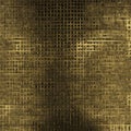 background A gold engine turned texture pattern with a square shape and a black and white tone Royalty Free Stock Photo