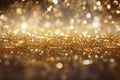 Background of gold sequins