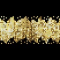 Background of gold sparkles Royalty Free Stock Photo