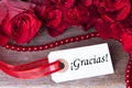 Background with Gracias