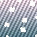 background with gradient colors of green and white with plain white floral motifs and stripes line