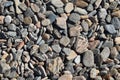 Texture of  small natural stone. Royalty Free Stock Photo