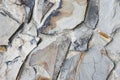 A background of gray large stones. Gray wall of large stones Royalty Free Stock Photo