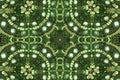 Background Green Abstract Beaded Cloth Background From India