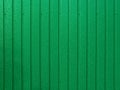 Background of green corrugated metal sheet Royalty Free Stock Photo
