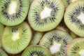Background of green kiwi fruit macrophoto Royalty Free Stock Photo