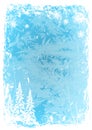 Background grunge blue ice pattern. vector illustration Royalty Free Stock Photo