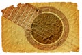 Background with guitar Royalty Free Stock Photo