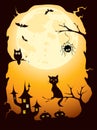 Background -- Halloween card Royalty Free Stock Photo