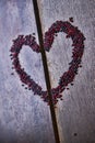 Background with heart for Valentine's day Royalty Free Stock Photo