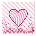 Beautiful heart and love background