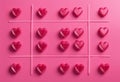 background hearts pink Holiday sweet tictactoe candy background chocolates Game
