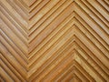 Background of Herringbone Patterned Wood Wall