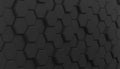 Background hexagons black dark gray geometry