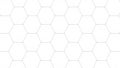 Abstract white futuristic background. Background with hexagons. Connecting dots and lines on white background