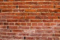 Background of old brick with white highlights