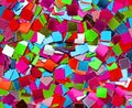 Background of holiday confetti. Holiday concept Royalty Free Stock Photo