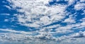 Background horizontal expressive cloudscape with copy space