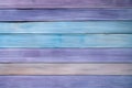 Background with horizontal multicolored light blue and violet planks