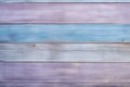 Background with horizontal multicolored pastel blue and violet planks