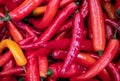 Background of Hot Red peppers Royalty Free Stock Photo