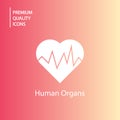 background human organs icons Royalty Free Stock Photo
