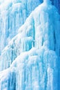 Background from ice and icicles Royalty Free Stock Photo