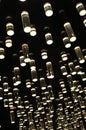 Background of illuminated glass tube