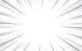 Background illustration of Comic Radial Speed Lines, monochrome vector graphic effects Royalty Free Stock Photo
