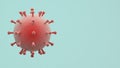 Background illustration Coronavirus 2019-nCov and coronaviruses influenza virus microscopic close-up,Corona virus