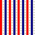 American Patriotic Graphic Background in Red, White and Blue Stripes, Gold Stars Royalty Free Stock Photo