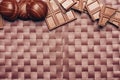 background image chocolate and pastries texture sweets